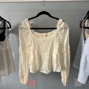 Altard state off white boho top